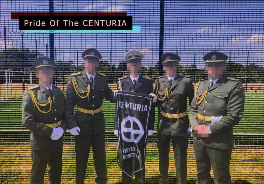73 Image from Centuria’s June 2021 Telegram post. The photo used in the post was taken at the IPSC, where the NAA’s officer cadets graduation ceremony took place on June 19,