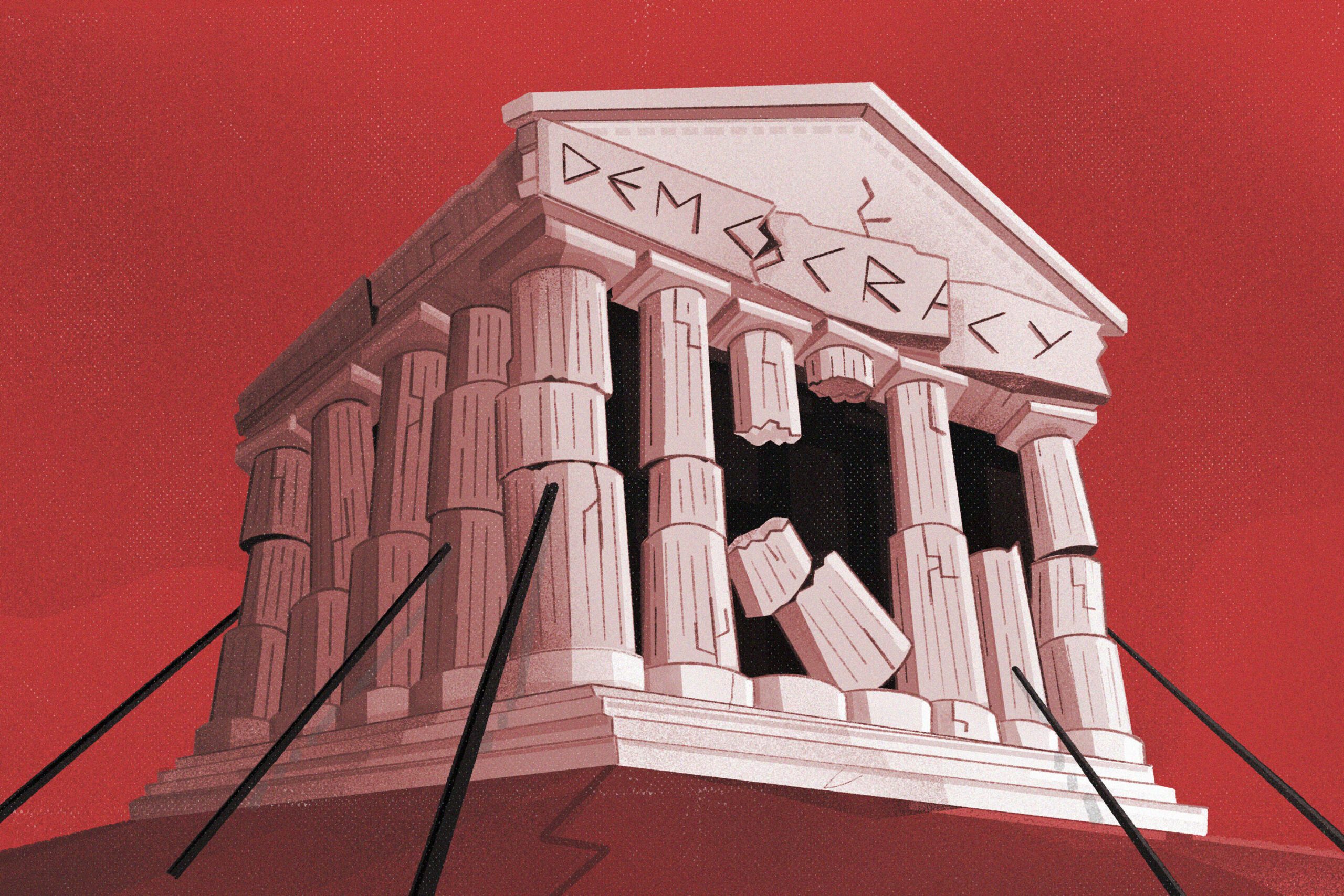 Dimitri Sotiropoulos Liberal Democracy banner